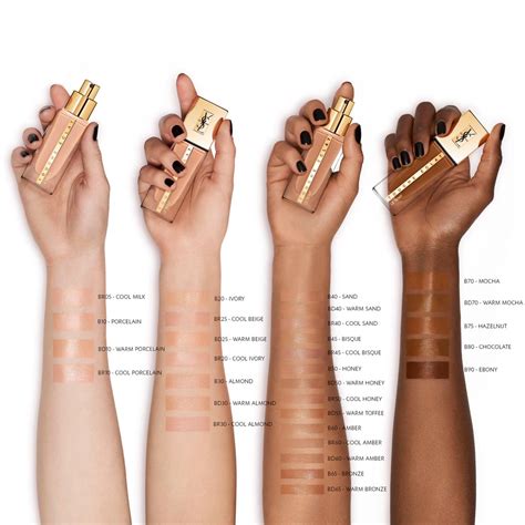 yves saint laurent le teint touche éclat foundation bd40|touche eclat colour chart.